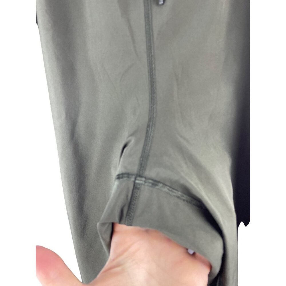 Lululemon Women's Size 12 Keep It Classic Crop 23″ Pant Olive Green - Picture 4 of 8